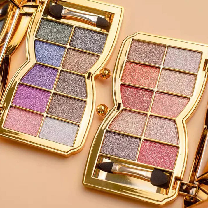 Ideal Gift - 10 Colors Glitter Eyeshadow Palette