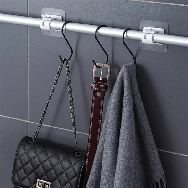 (🎅🎁2024-Christmas Hot Sale🎁-49% ) Nail-Free Adjustable Curtain Rod Holders(Set of 2)
