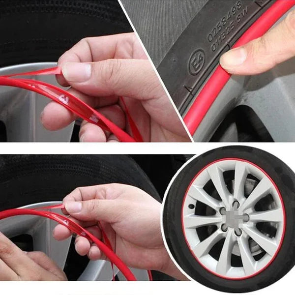 🎁2024-Christmas Hot Sale🎁🔥Limited Time 49% Off🔥Car Wheel Rim Protector Decor Strip