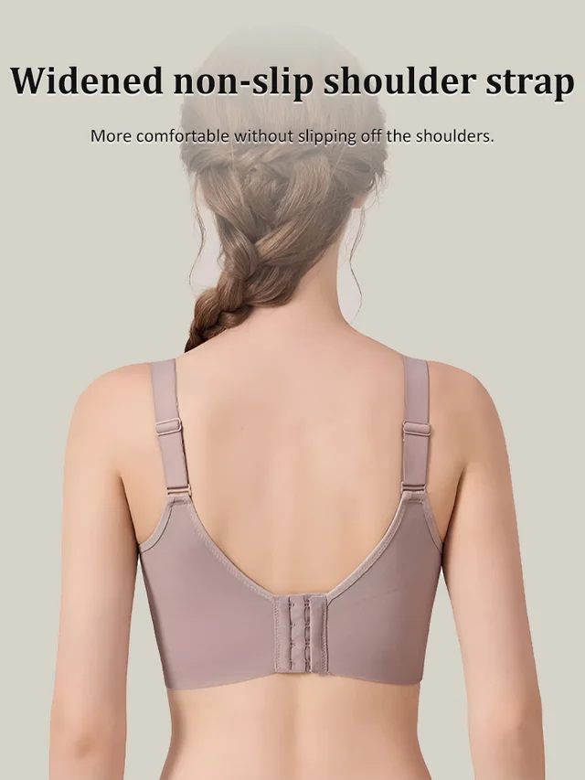 Full coverage bra with side support for a minimized look and lift perfect for supermodel figures.