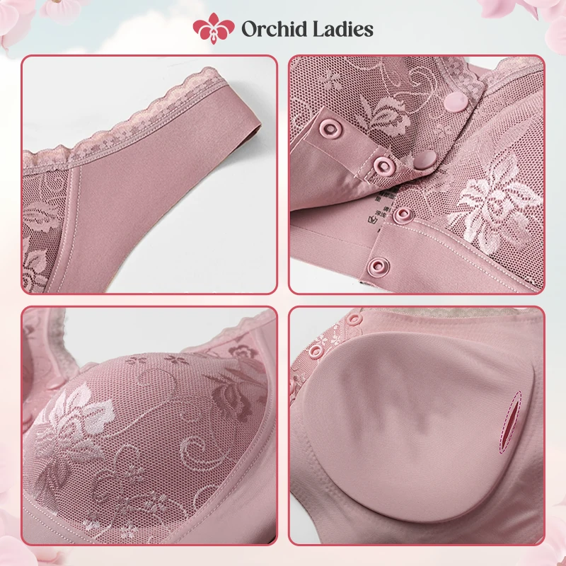 Flexible Fit Front Snap Bra