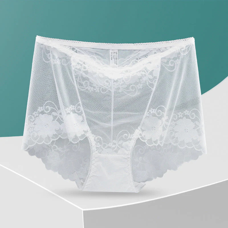 Womens silk lace handmade panties