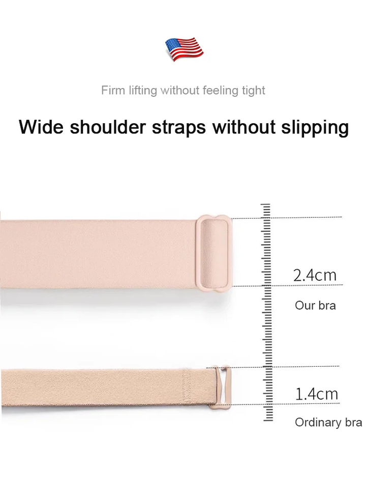 [Breast Minimizing] Non-marking skin-friendly push-up bra