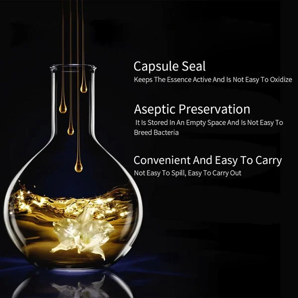 Vitamin C facial serum with hyaluronic acid supplement