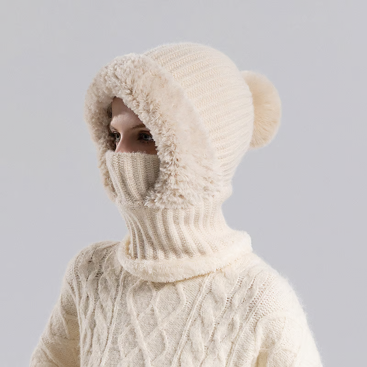 Womens Knitted Hat In Autumn And Winter