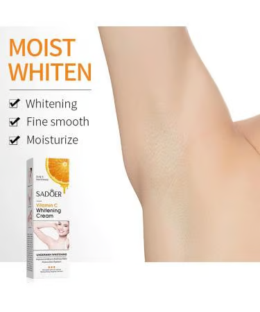 Vitamin C Underarm Whitening Cream For Women Body Brightening Emulsion