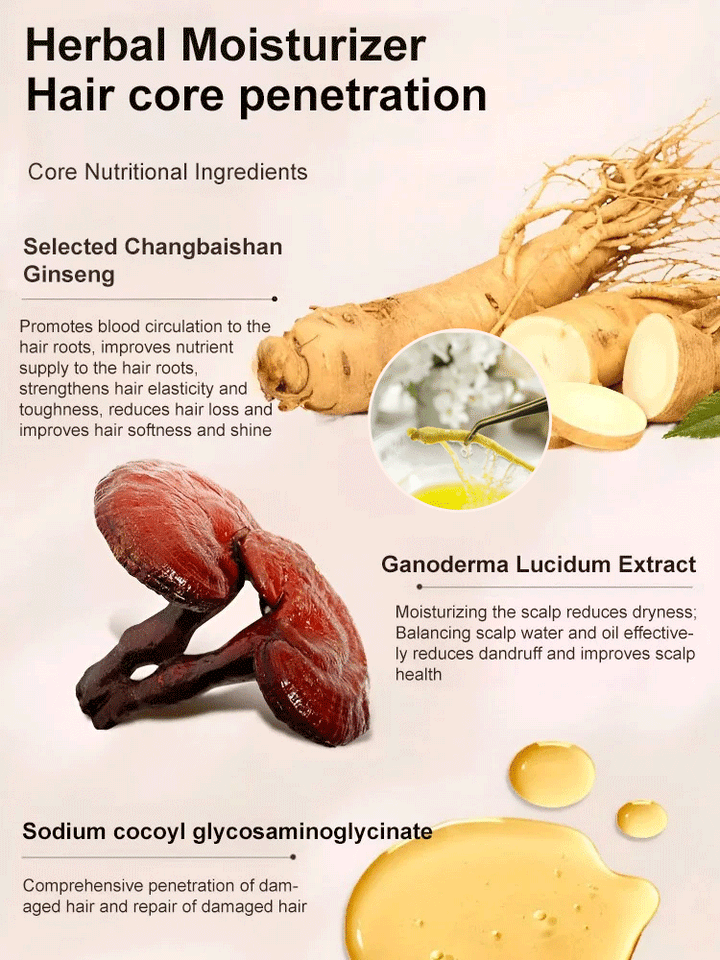 Ginseng Hair Growth Thickening Hair