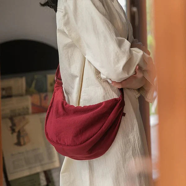 Simple Women Dumpling Cross body Bag