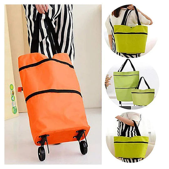 Foldable eco-friendly shopping bag