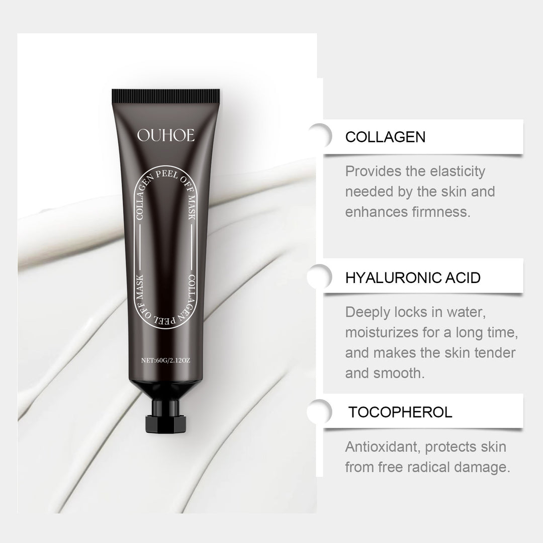 Collagen peeling mask Gentle cleansing pores Facial oil control moisturizing hydrating mask