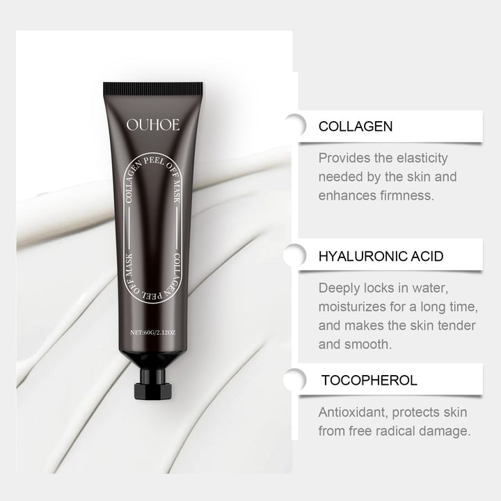 Collagen peeling mask Gentle cleansing pores Facial oil control moisturizing hydrating mask