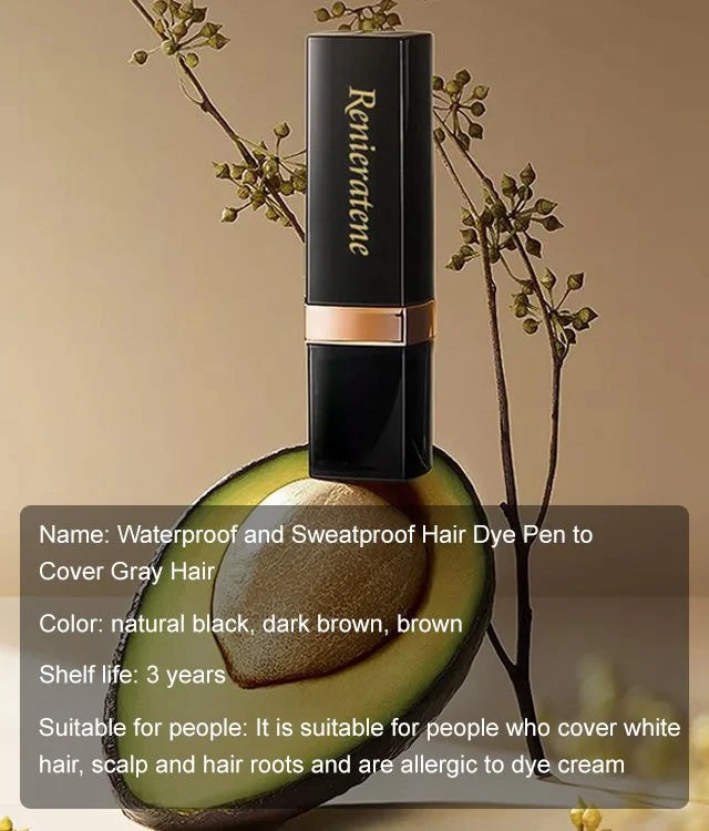【 Color in 3 seconds 】 Cover white hair instant dye pen