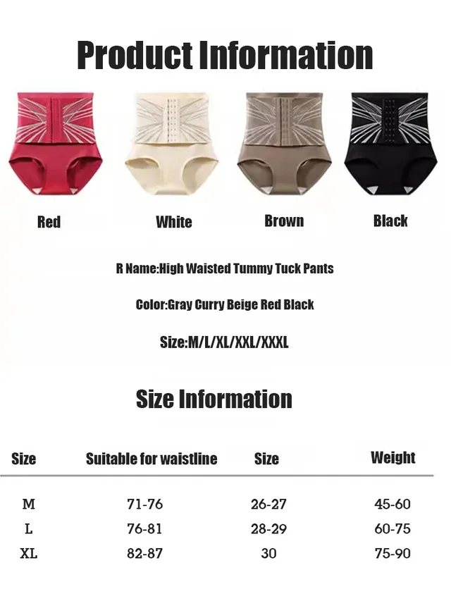 Fashionable waist buttoned tummy shaving pants