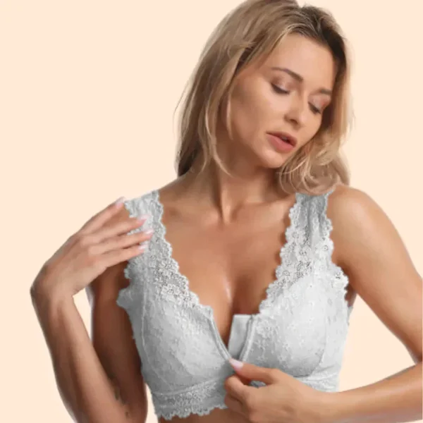 underwireless Floral Lace Bralette for Women