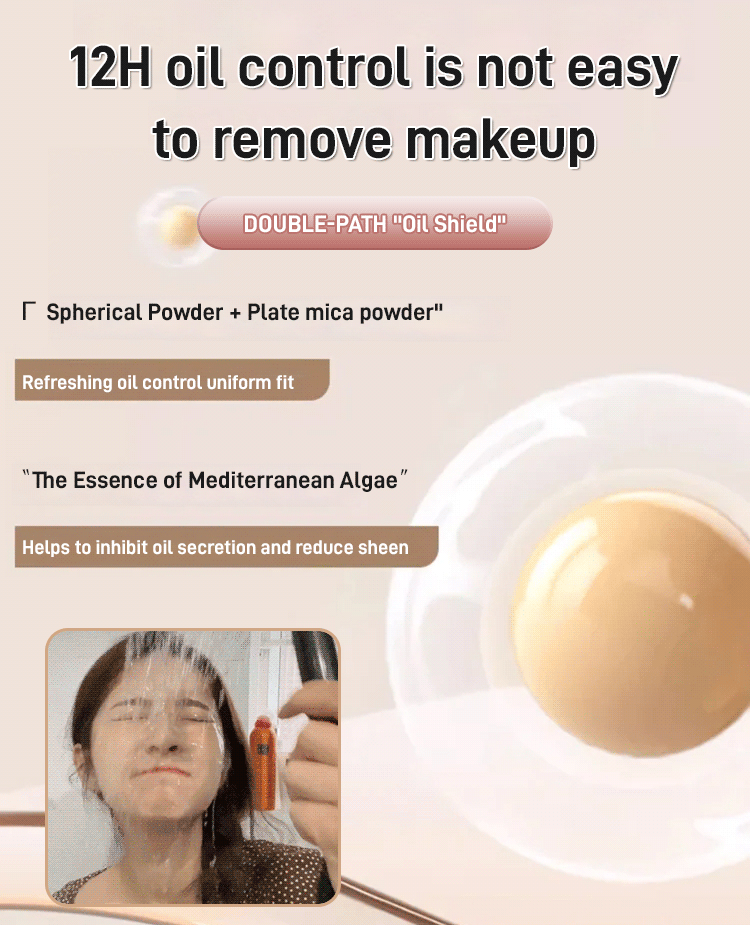 Long lasting diamond setting foundation liquid