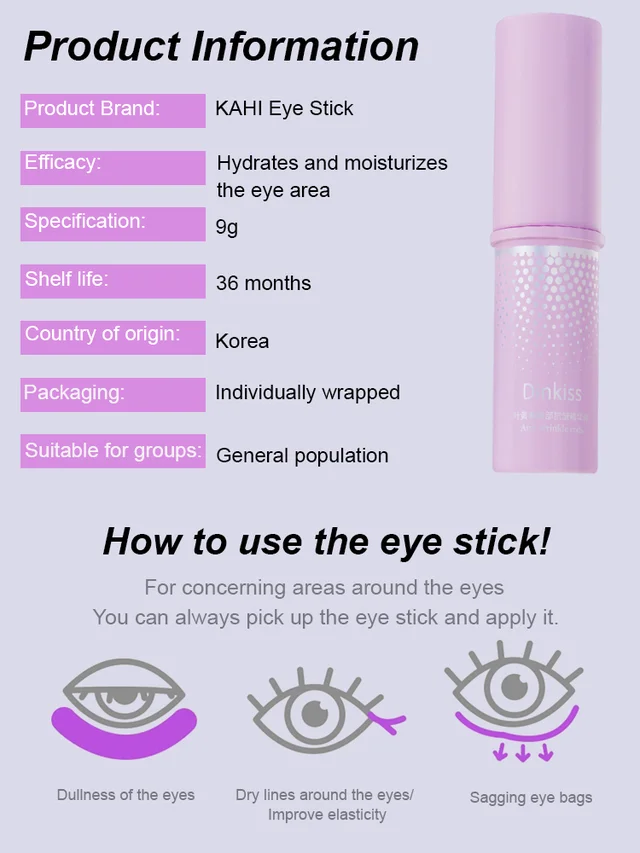 Anti Wrinkle Magic Fade Eye Fine Lines Small Purple Stick