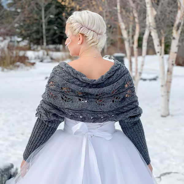 Knitted Wrap Shrugs For Women