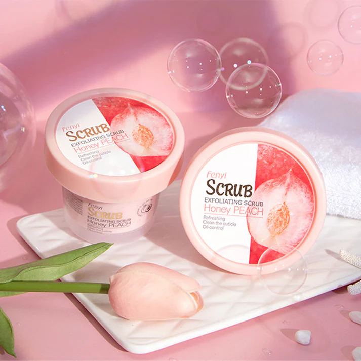 Peach Brightening Exfoliating Body Scrub