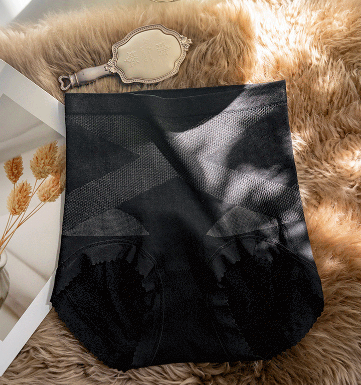 [ Antibacterial Mulberry Silk] High-waisted Tummy Control Shaping Briefs for Women