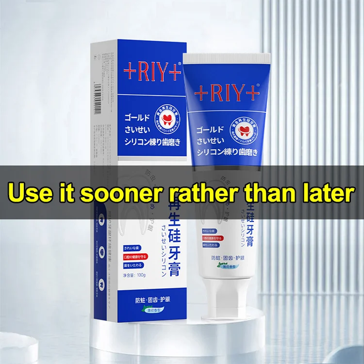 Recycled silicon toothpaste