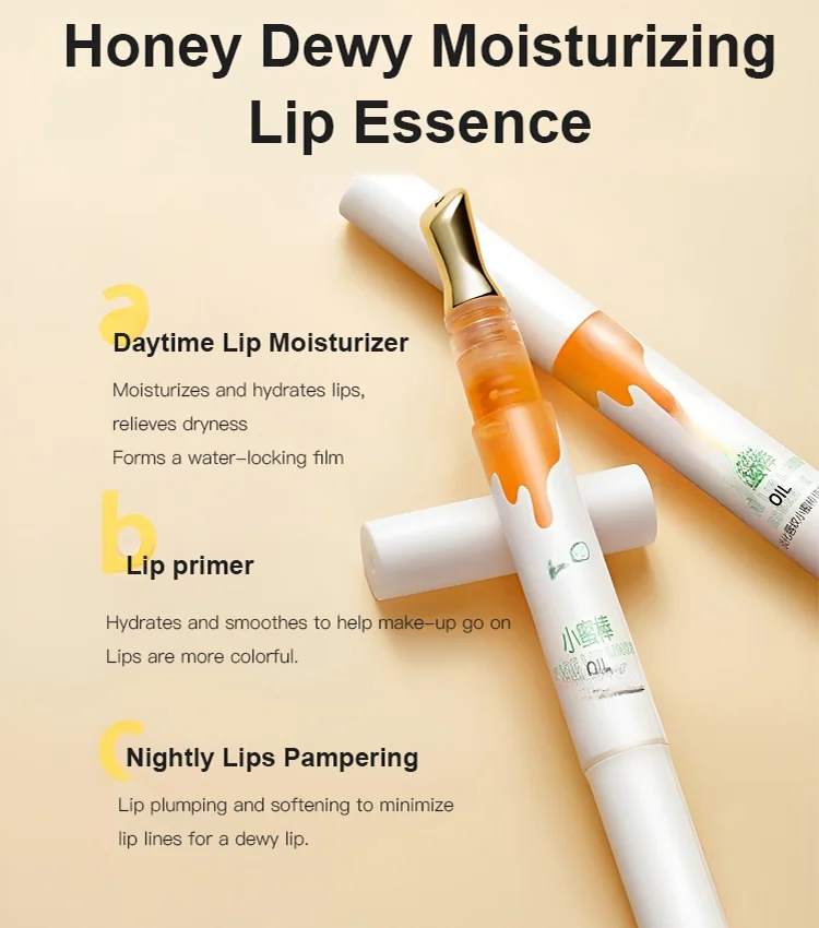Transparent Colorless Moisturizing Lip Plumping Essence