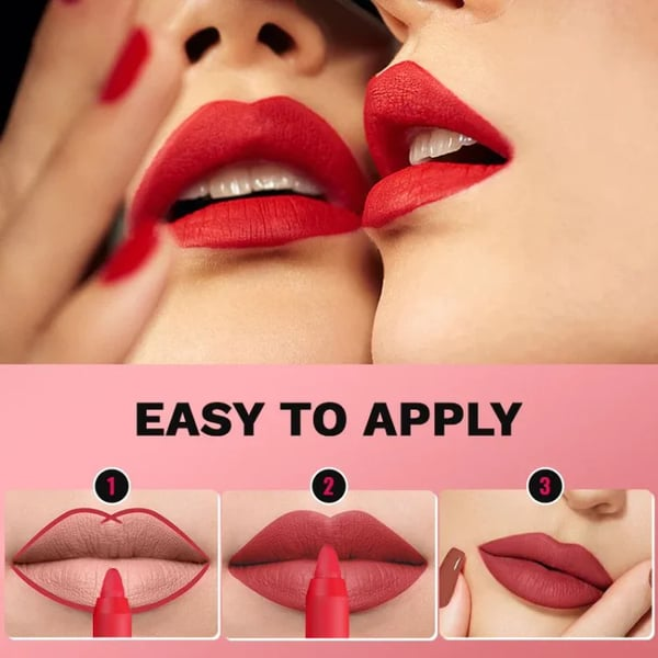 One stroke two uses double ended lipstick pencil