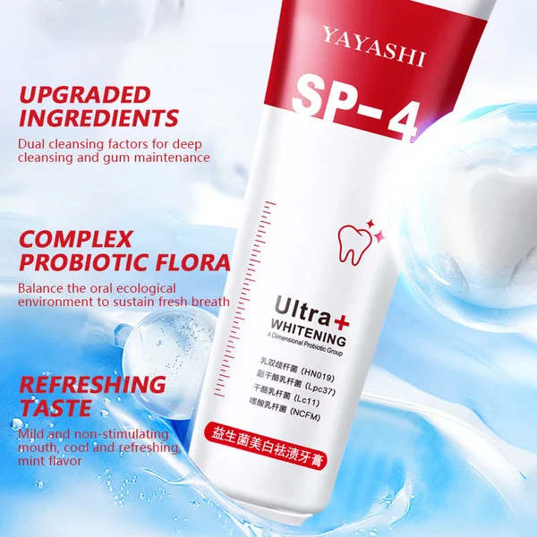 All Smiles Brightening Stain Removing Probiotic Toothpaste