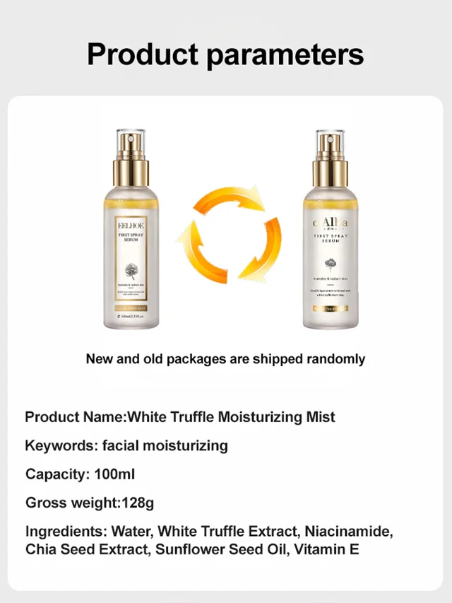 Rich in A-Grade White Truffle Antioxidant Anti-Aging Water-Oil Spray