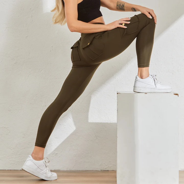 🔥Last Day 50% OFF🔥Womens Pocket Sexy Stretch Leggings Fitness Track Pants