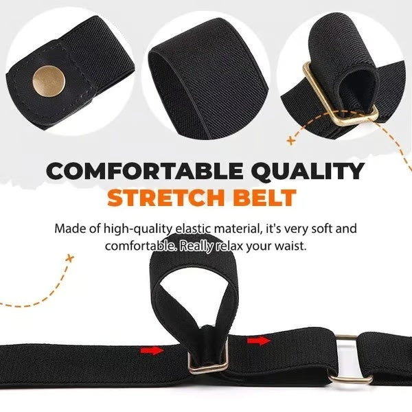 Buckle Free Elastic Belt  Unisex
