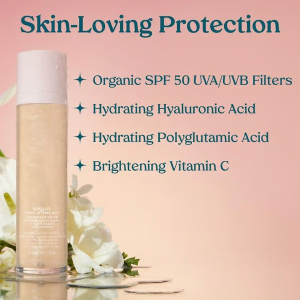 Sunglaze Setting Mist  Sheer SPF 50