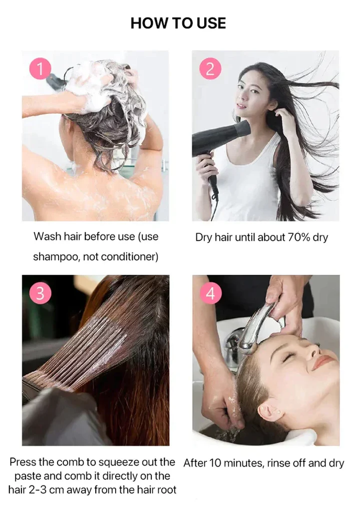 Protein Correction Hair Straightening Cream
