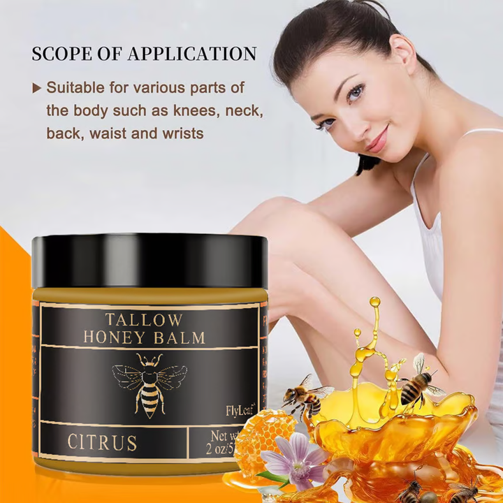 Beef Tallow and Honey Balm for Skin