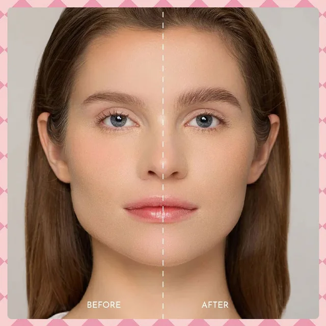Natural three-dimensional double-ended eyebrow shaping cream