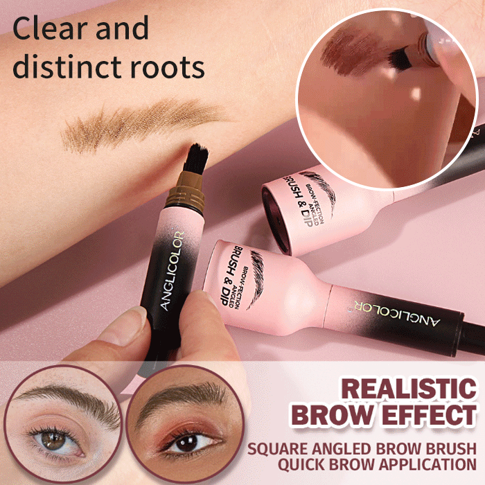 Waterproof quick drying natural coloring eyebrow dye
