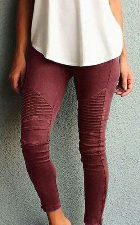 Elastic Cotton Slimming Shaping Pants
