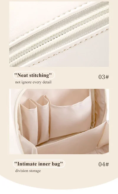 Large capacity portable makeup bag