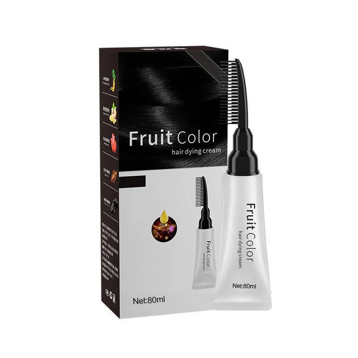 Plant Extract Hair Color Cream with Comb