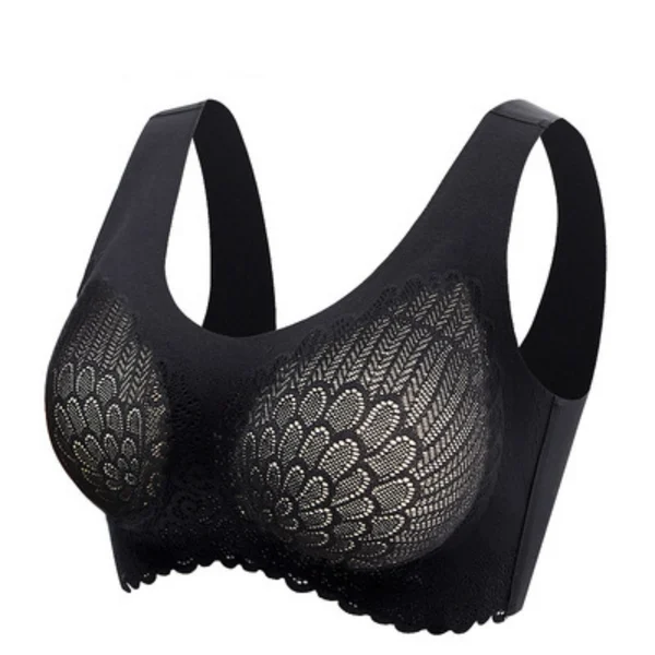 2024 Latex 4.0 Graceful Anti saggy Breathable Lace Large Size Bra