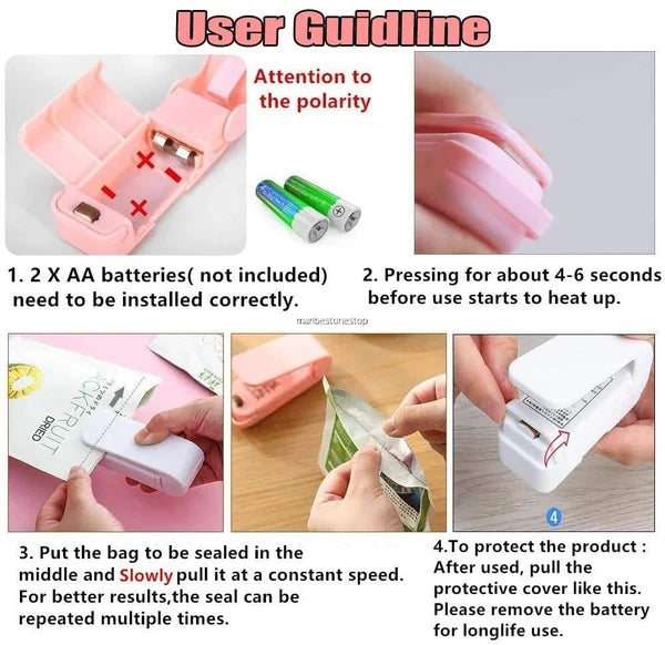 47% OFF 🎅- Portable Mini Sealing Machine