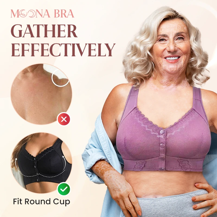 Front Closure Breathable Bra for Seniors