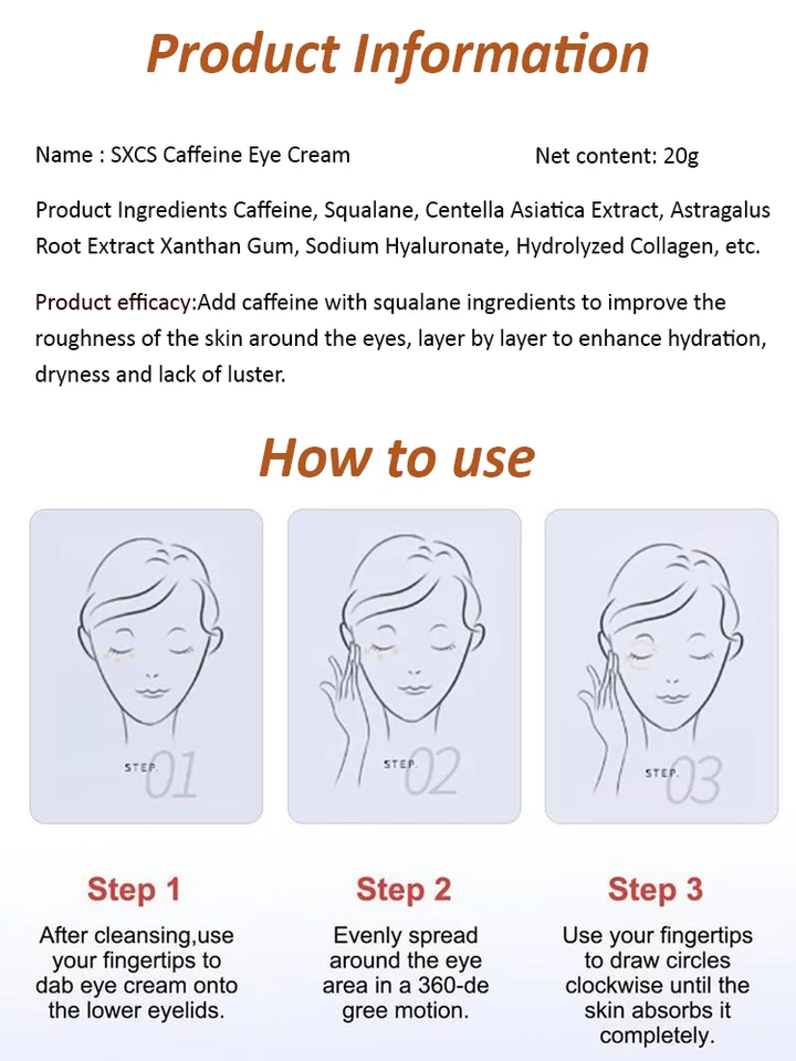 SXCS anti-wrinkle eye cream