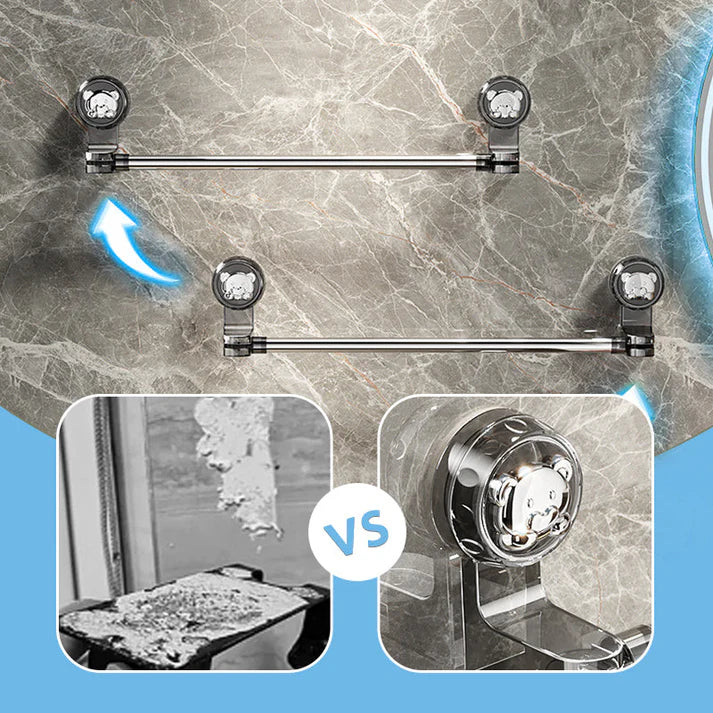 Retractable Suction Cup Towel Bar