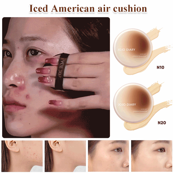 LASTING MAKEUP ALL THE DAY ICED AMERICAN AIR CUSHION FOUNDATION