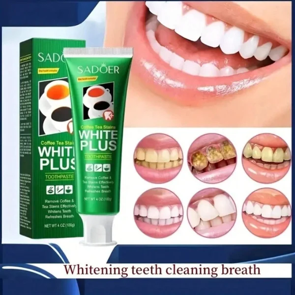 SADOER Tea Stain Remover Whitening Toothpaste - Remove years of stains