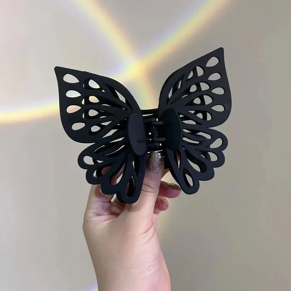 Butterfly Cutout Tassel Large Hair Clip