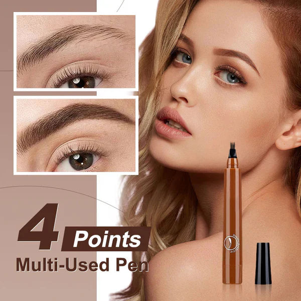 🎁BUY 1 GET 1 FREE🔥WATERPROOF FOUR-TIP BEARD AND EYEBROW PEN✨