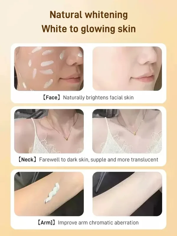 Brightening moisturizing tone-up body cream
