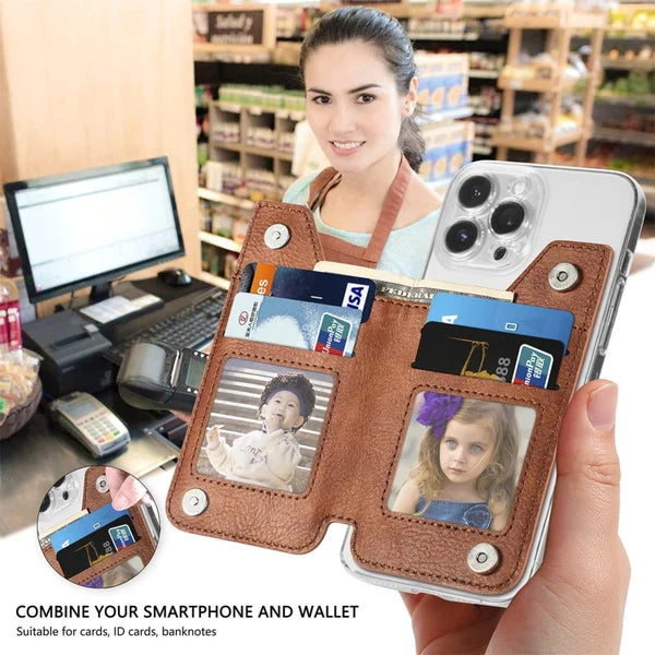 (🎁2024-Christmas Hot Sale🎁- 49% OFF💦) Multifunctional adhesive Phone Wallet Card Holder