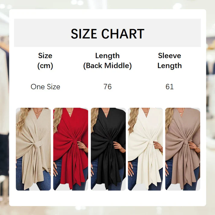 Womens Cross Front Shawl Wrap